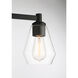 Clarity 3 Light 24 inch Coal Bath Vanity Wall Light