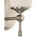 Fusion Collection - Tulsi Family 1 Light 5.25 inch Brushed Nickel and Opal Wall Sconce Wall Light, EVOLV