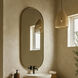 Capsule 60 X 24 inch Gold Wall Mirror