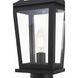 Berks 1 Light 16.5 inch Black Outdoor Post Light
