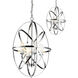 Aranya 4 Light 19.69 inch Chrome Chandelier Ceiling Light