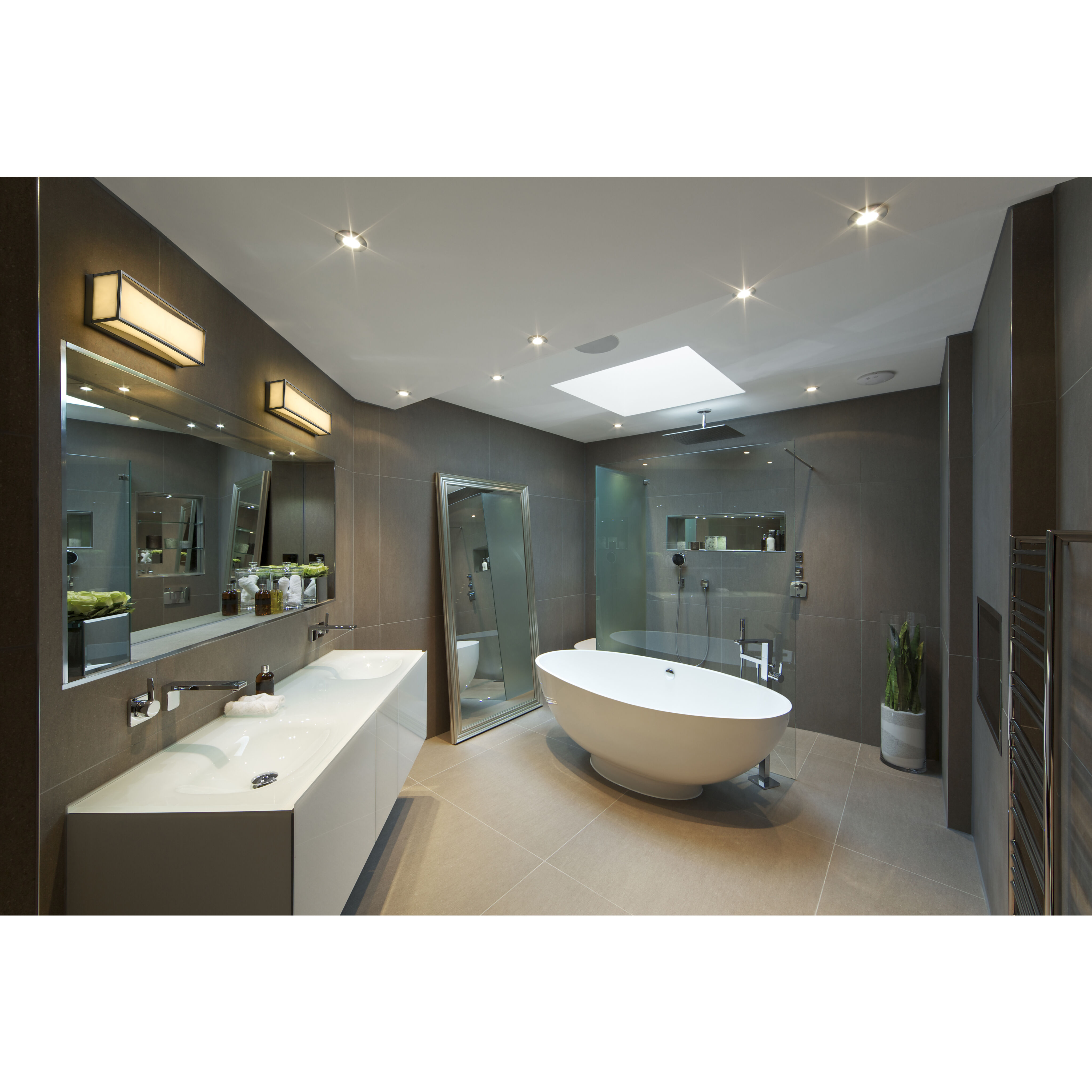 Baden LED 24 inch Brushed Nickel Vanity Wall Light