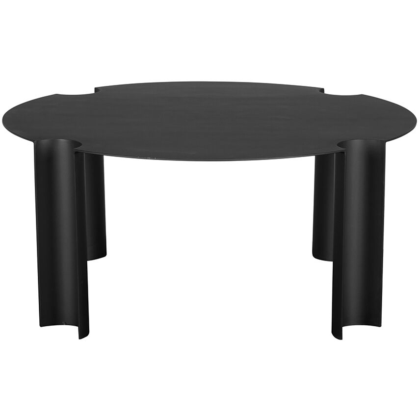 Luca 36 X 36 inch Matte Black Coffee Table