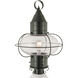 Classic Onion 1 Light 22.5 inch Gun Metal Outdoor Post Light