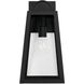 Leighton 1 Light 16 inch Black Outdoor Wall Lantern in Incandescent