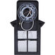 Dom 1 Light 11.5 inch Sand Black Outdoor Wall Lantern