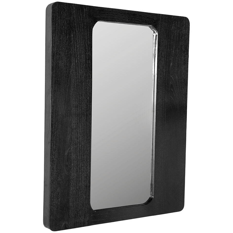 Franklin 38 X 30 inch Charcoal Black Mirror, A