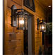 Santa Barbara VX 3 Light 20 inch Sienna Outdoor Wall Mount