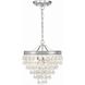 Calypso 3 Light 13 inch Polished Chrome Chandelier Ceiling Light