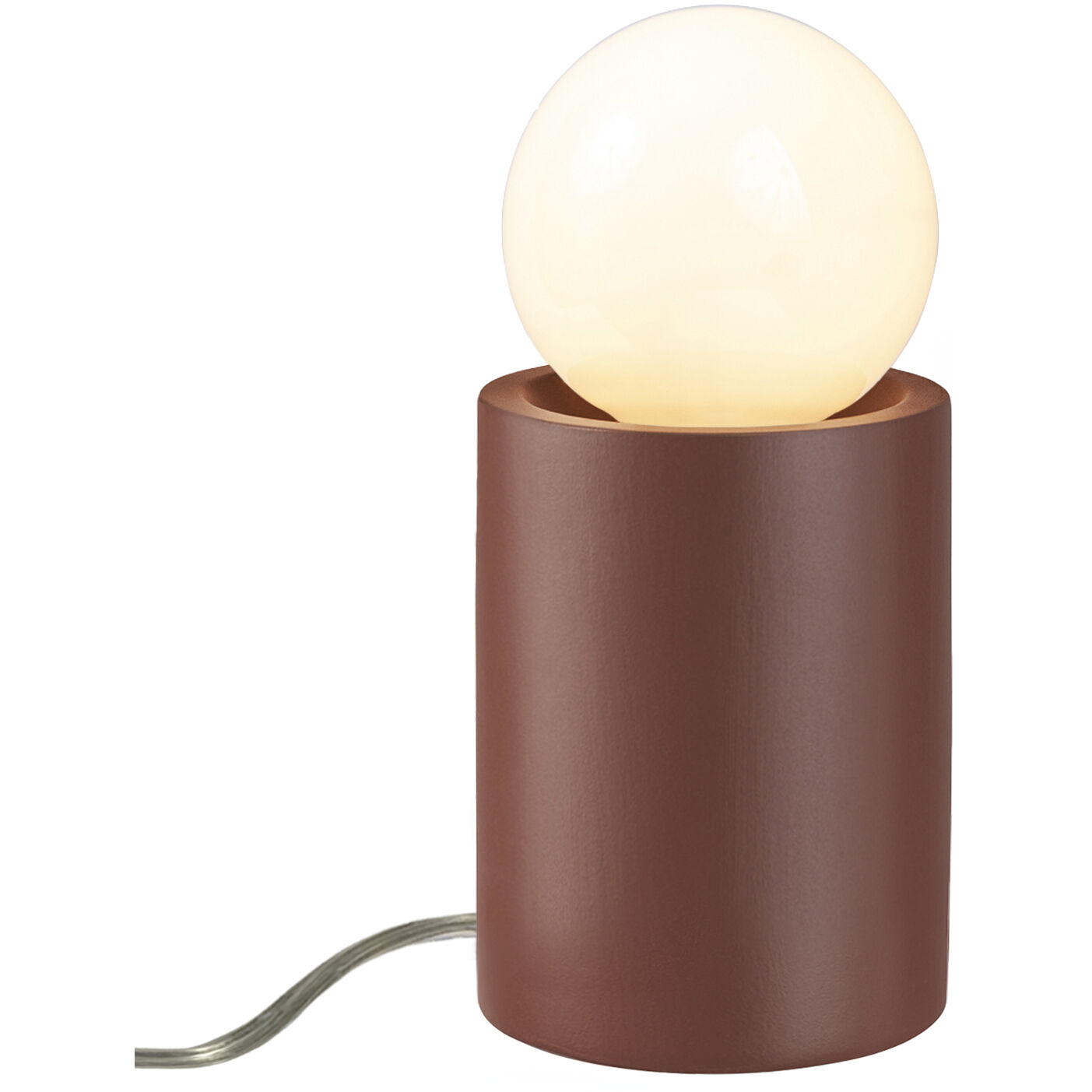 Portable 11.5 inch 60 watt Canyon Clay Table Lamp Portable Light