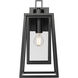 Denzell 1 Light 17.25 inch Powder Coated Black Outdoor Wall Sconce