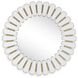 Miran 42.13 X 42.13 inch Antique Gold and White Glass Mirror