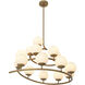 Brissac 16 Light 41.34 inch Antique Brass Chandelier Ceiling Light