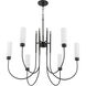 Jerome 6 Light 32 inch Matte Black Chandelier Ceiling Light