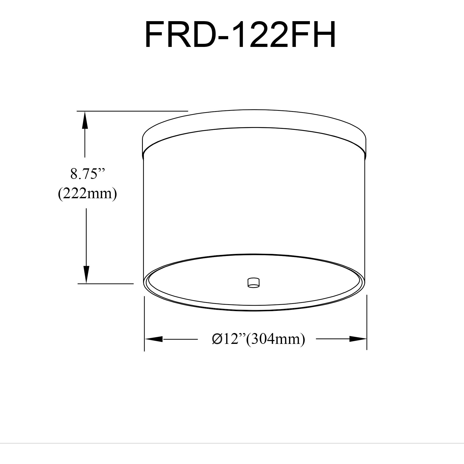 Frederica 2 Light 12 inch Polished Chrome Flush Mount Ceiling Light in White