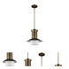 Greta 1 Light 16 inch Raw Brass Pendant Ceiling Light