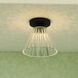 Dalton 1 Light 8 inch Matte Black Flush Mount Ceiling Light