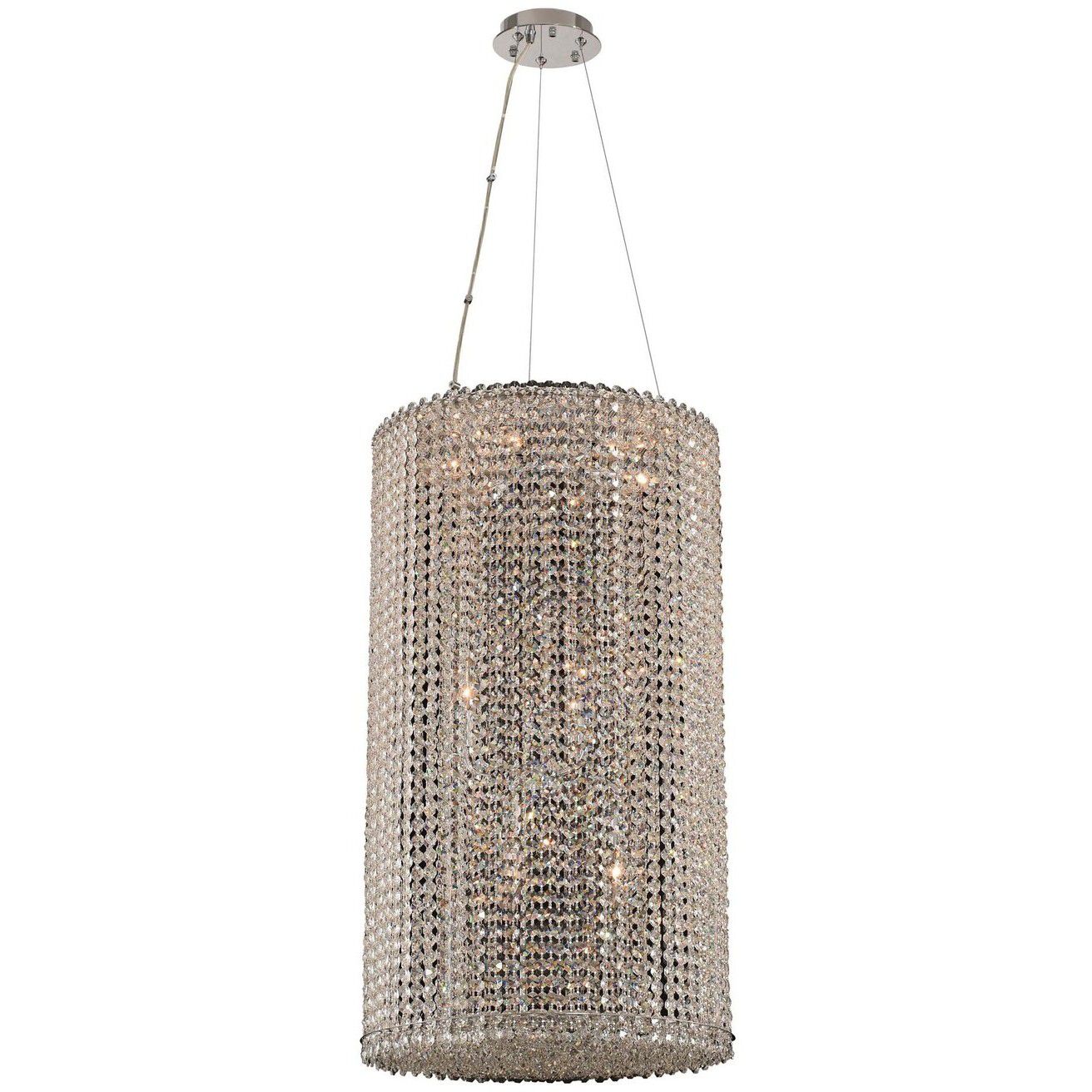 Torre 12 Light 18 inch Chrome Foyer Light Ceiling Light