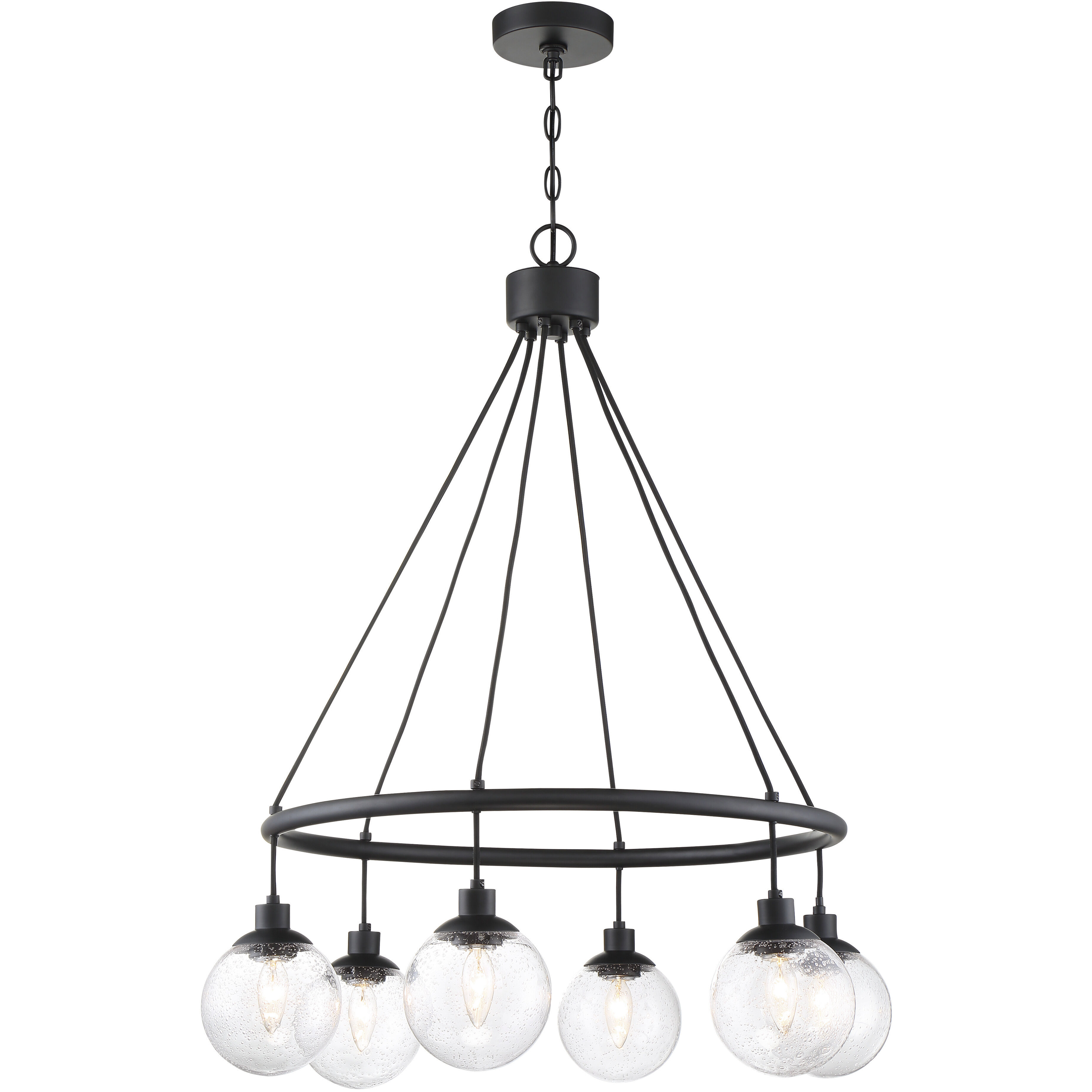 Neighborhood Que 6 Light 28.50 inch Chandelier