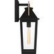 Buckley 1 Light 20 inch Matte Black Outdoor Wall Lantern