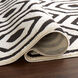 Optika 158 X 118 inch Black/White Rug in 10 x 13