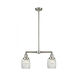 Franklin Restoration Colton LED 22 inch Brushed Satin Nickel Chandelier Ceiling Light, Franklin Restoration