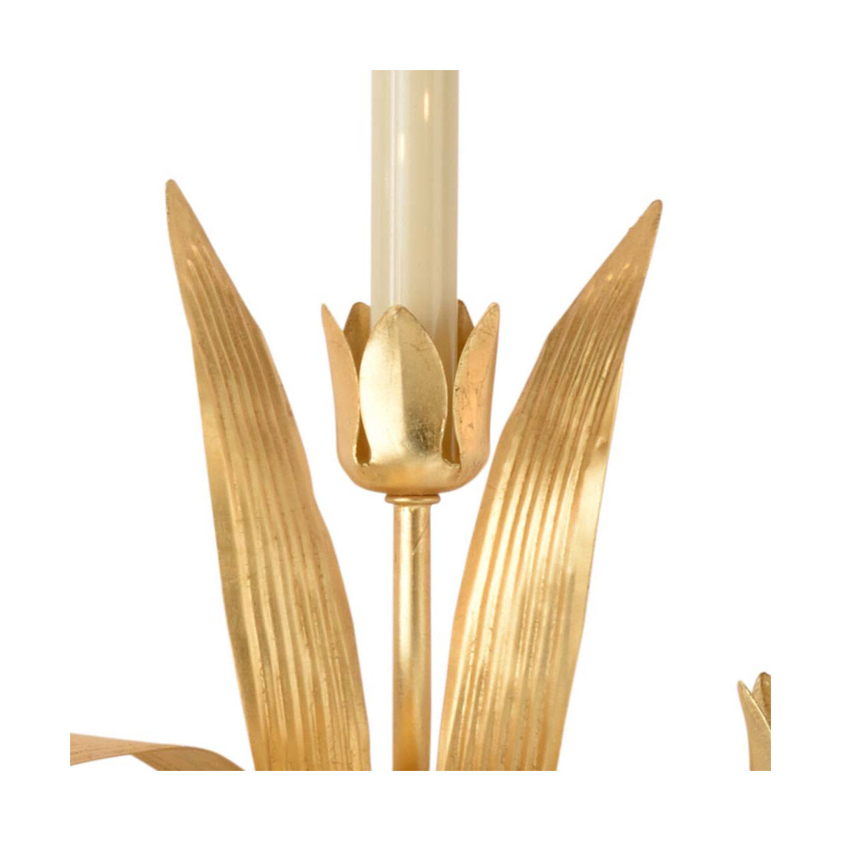 Claire 5 Light 23 inch Gold Leaf Sconce Wall Light