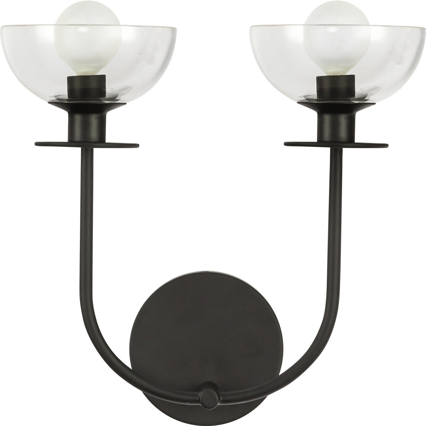 Alora Mood Sylvia Wall/Vanity Light Wall Light in Matte Black