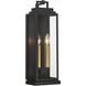 Aspen 2 Light 19 inch Matte Black Outdoor Sconce