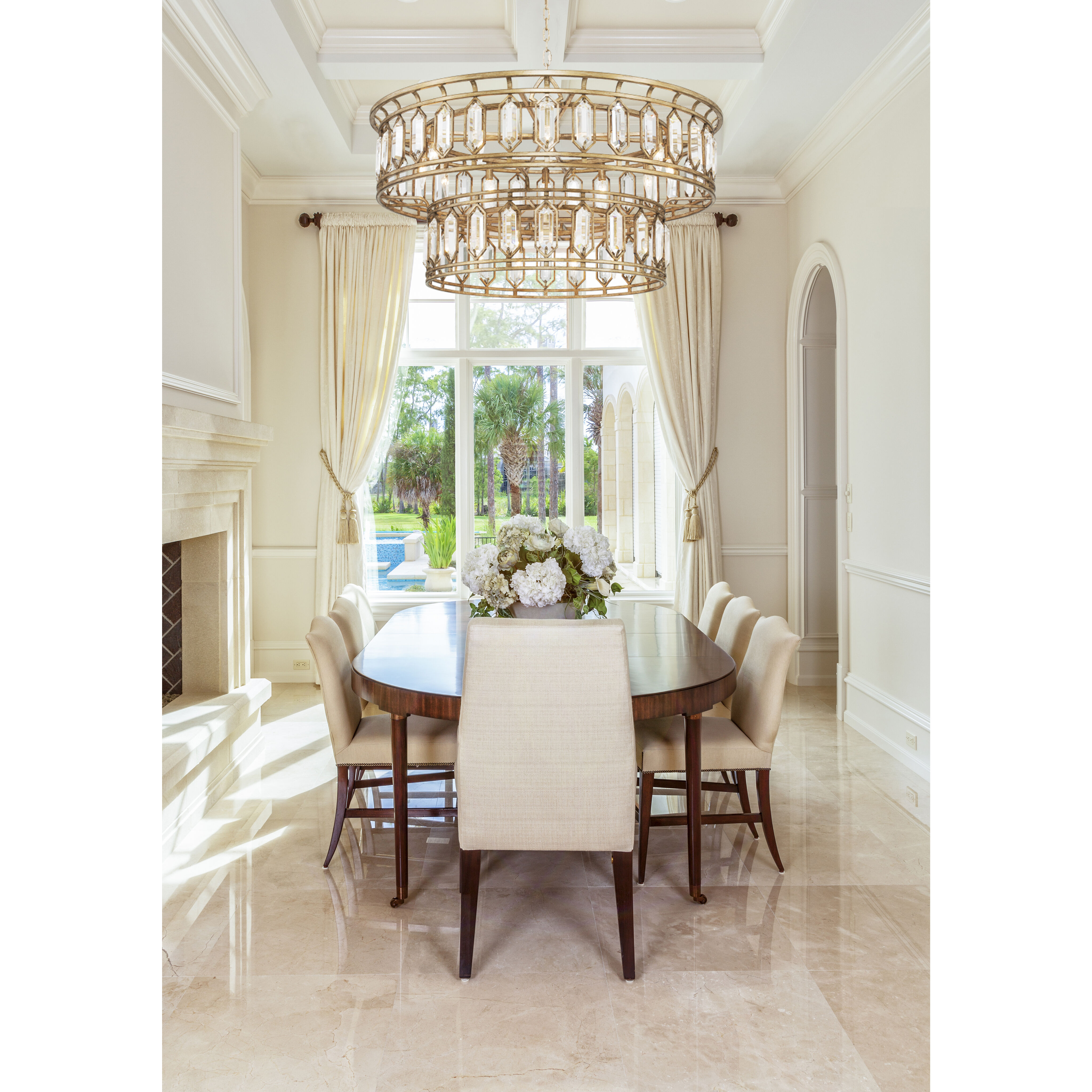 Westminster 20 Light 42 inch Gold Pendant Ceiling Light