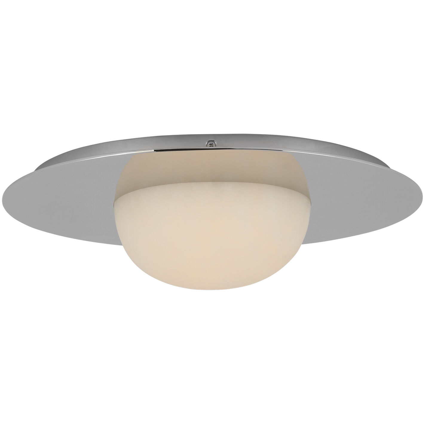Kelly Wearstler Fosse LED 15 inch Polished Nickel Flush Mount Ceiling Light