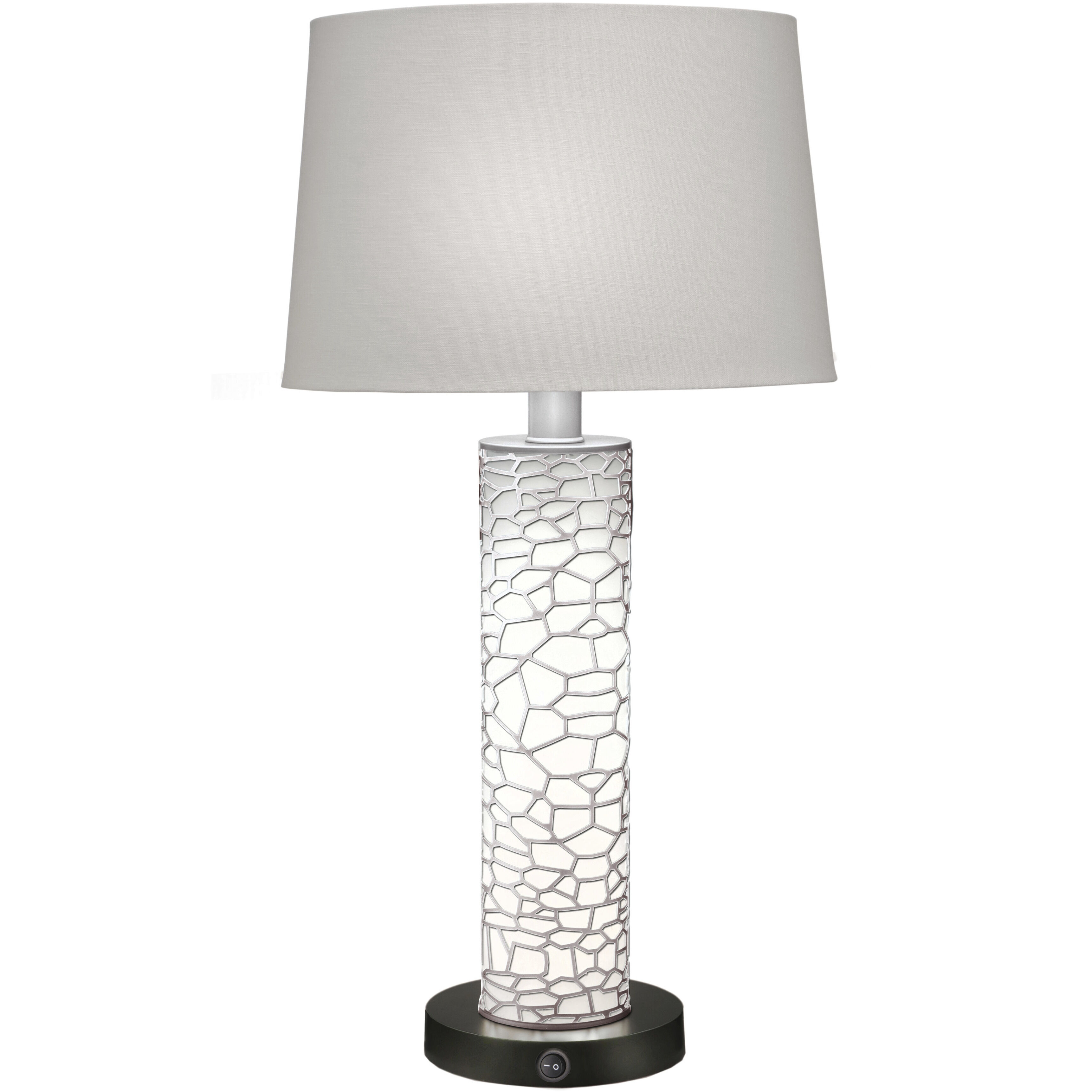 Ellie 29 inch 150.00 watt Silver Table Lamp Portable Light