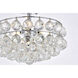 Savannah 3 Light 14 inch Chrome Flush Mount Ceiling Light