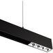 Ventrix 1 Light 48 Chrome Track Fixtures Ceiling Light