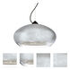 Brio 14 1 Light Black Cord Pendant Ceiling Light