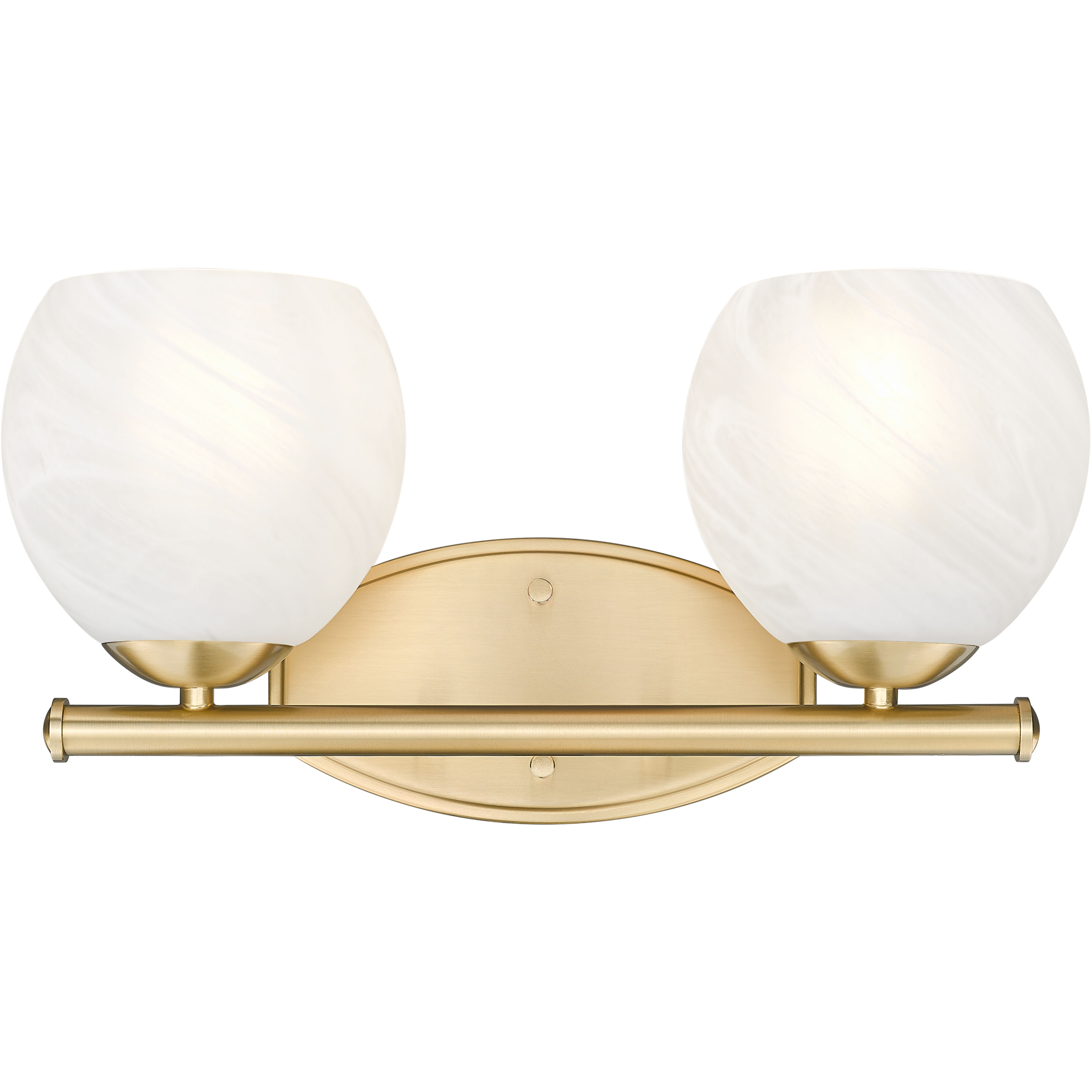 Colette Vanity Wall Light in Modern Gold