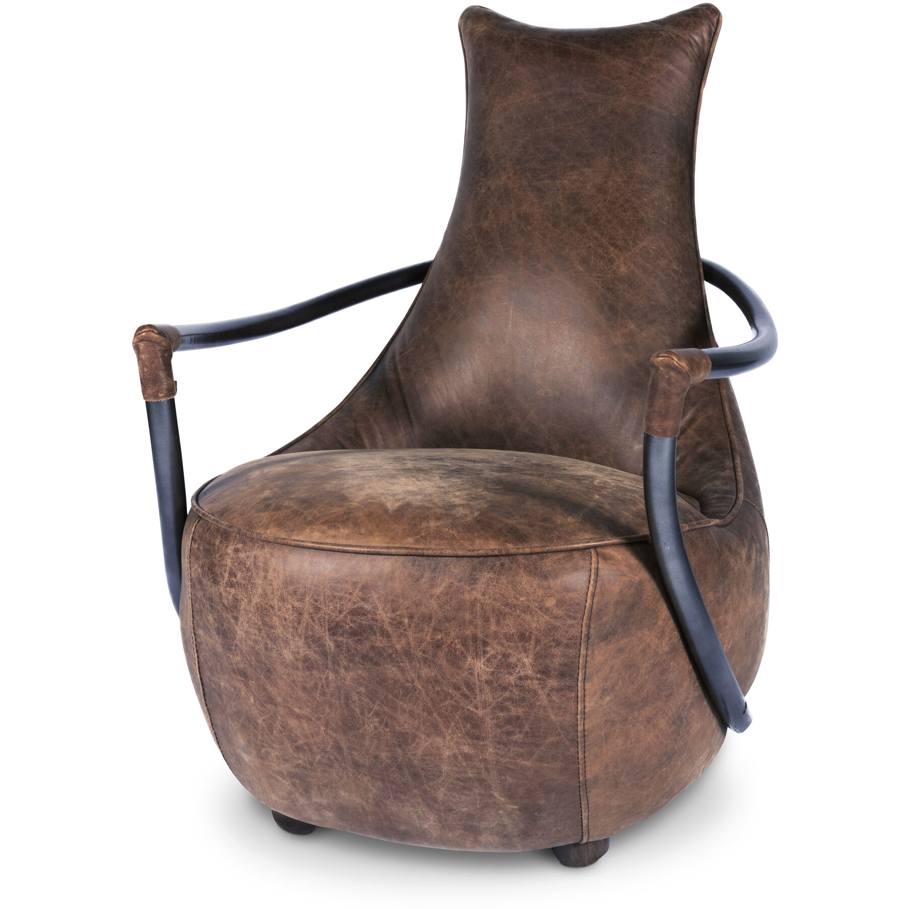 Carlisle Brown Club Chair
