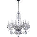 Bohemian Katerina 12 Light 32 inch Chrome Chandelier Ceiling Light