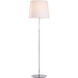 Sleeker 61 inch 12.00 watt Polished Chrome Floor Lamp Portable Light