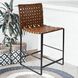 Irving 36 inch Buffalo Brown/Black Counter Stool