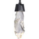 Angelus 1 Light 5.5 inch Satin Brushed Black Mini Pendant Ceiling Light