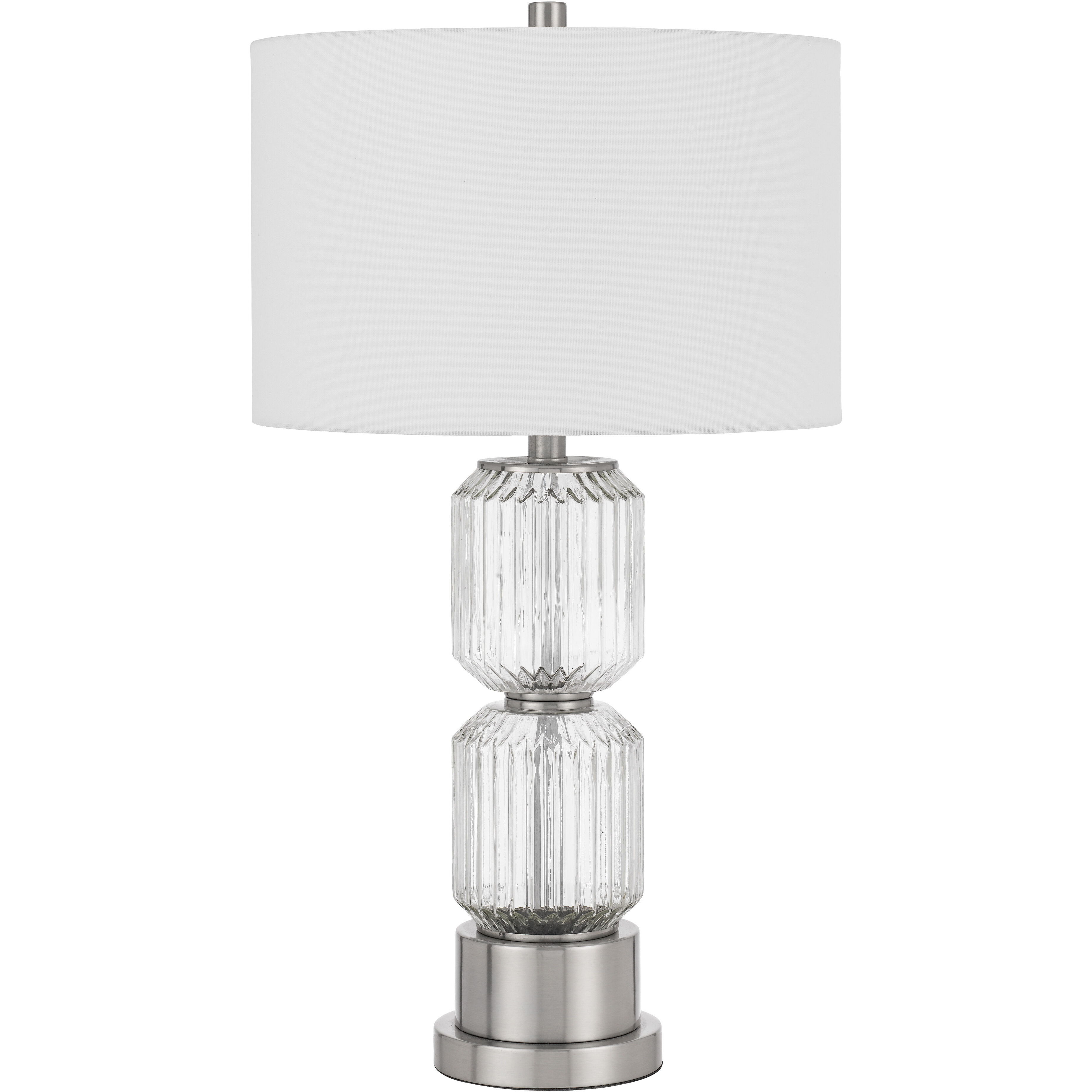 Bresso 27.75 inch 150.00 watt Brushed Steel Table Lamp Portable Light