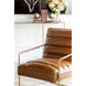 Anita Black and Gold Chair