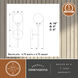 Orbit LED 5 inch Muted Brass and Oil Rubbed Bronze Wall Light in 1