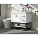 Caroline 32 X 34 inch White Bathroom Vanity Cabinet