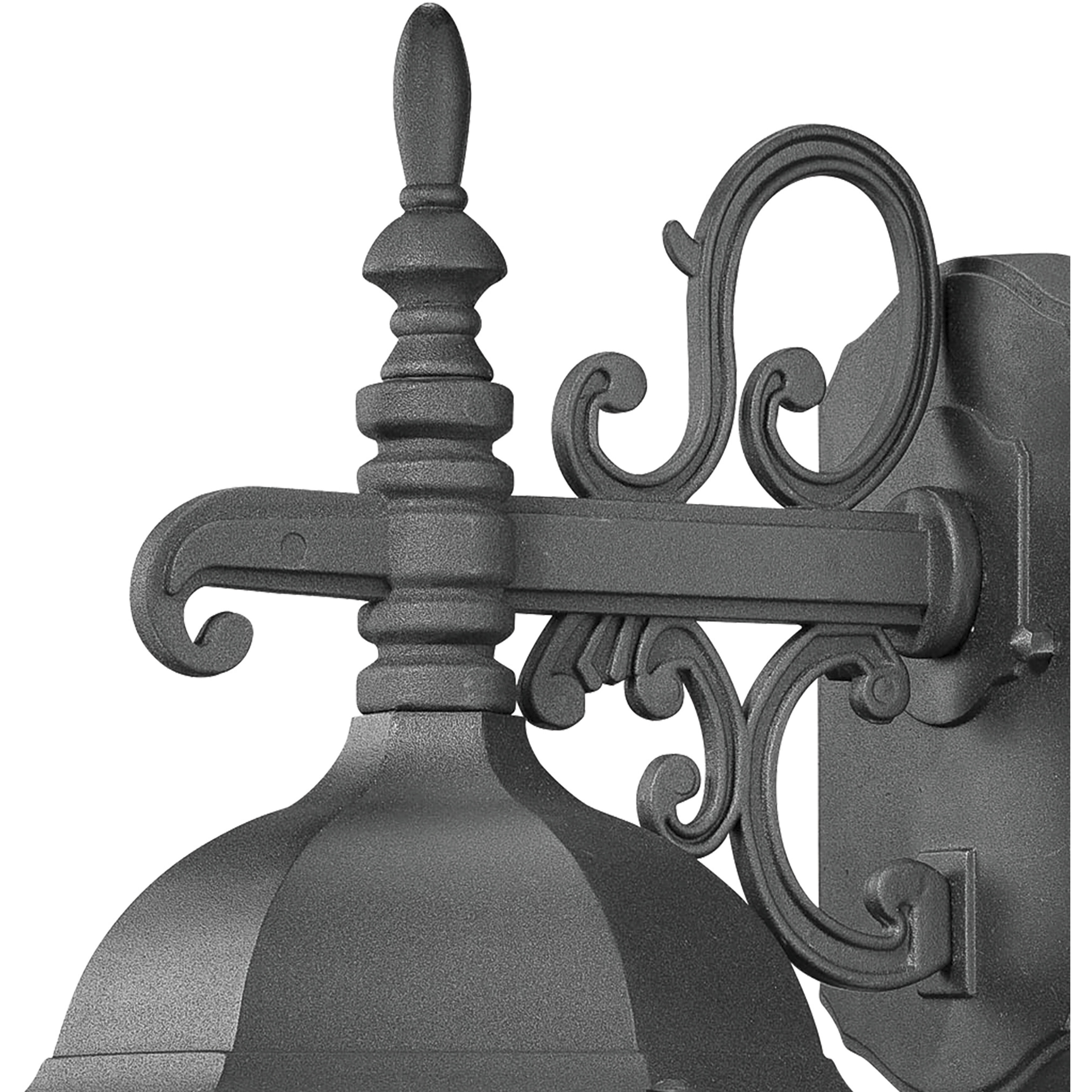 Covington 1 Light 16 inch Black Outdoor Sconce