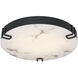 Noga 1 Light 22 inch Black Flush Mount Ceiling Light