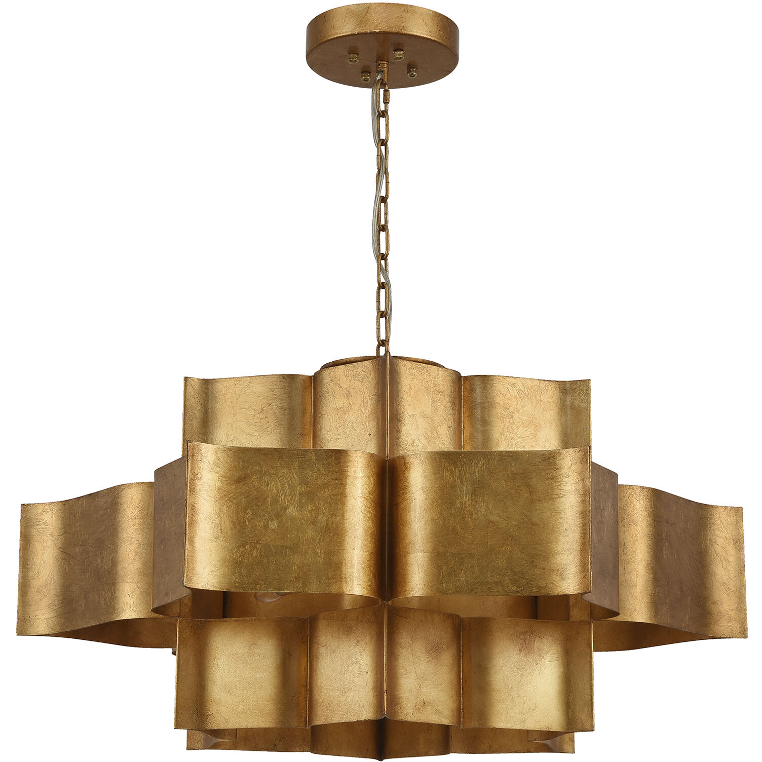 Canada 12 Light 35.4 inch Gold Chandelier Ceiling Light