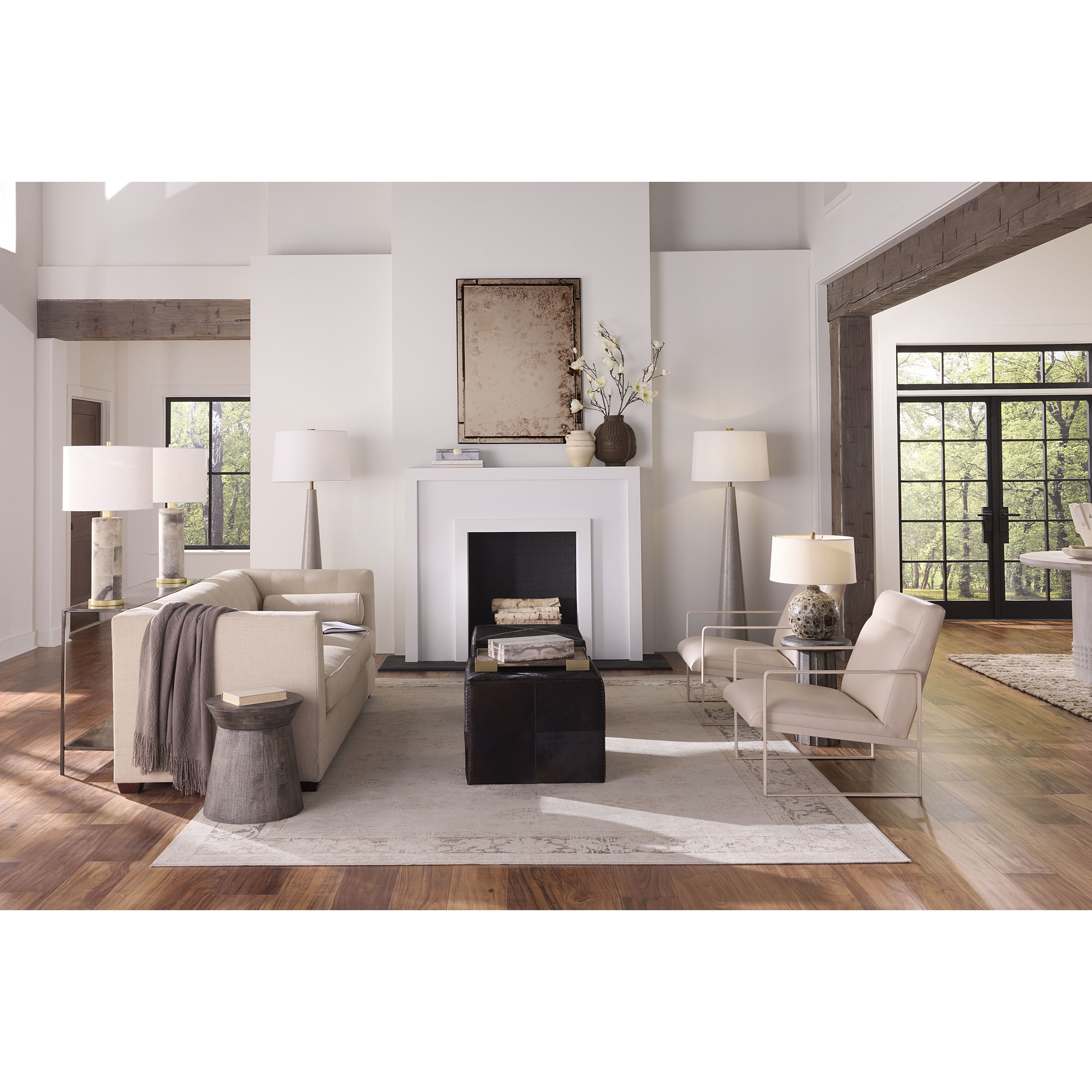 Alps 66.5 inch 150 watt Warm Grey Floor Lamp Portable Light, Inline