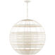 Lapsley 1 Light 34 inch White Orb Chandelier Ceiling Light